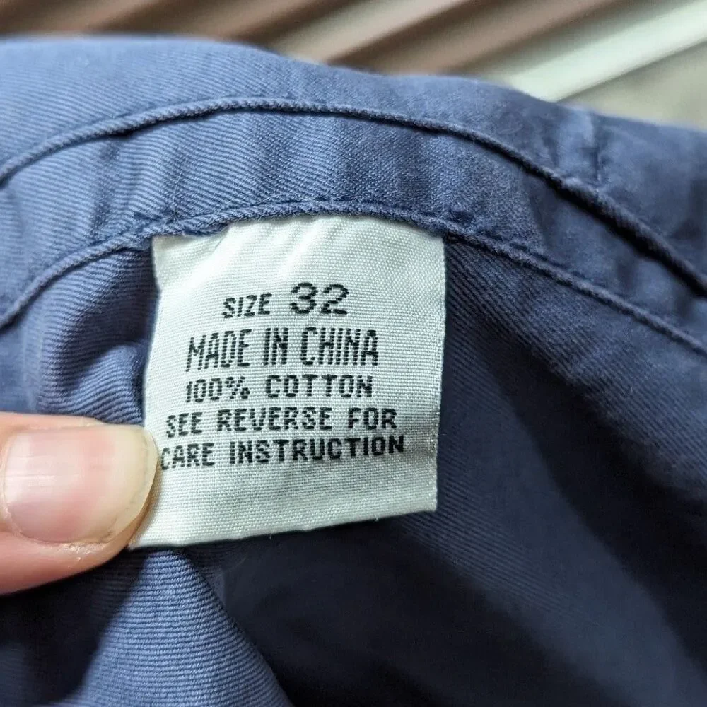 Unbranded Men's Size 32 Navy Blue Utility Cargo‎ Jacket